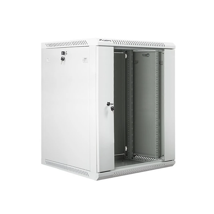 Επιτοίχια Rack 19" 15U 600x600 mm LANBERG γκρι (WF01-6615-10S)