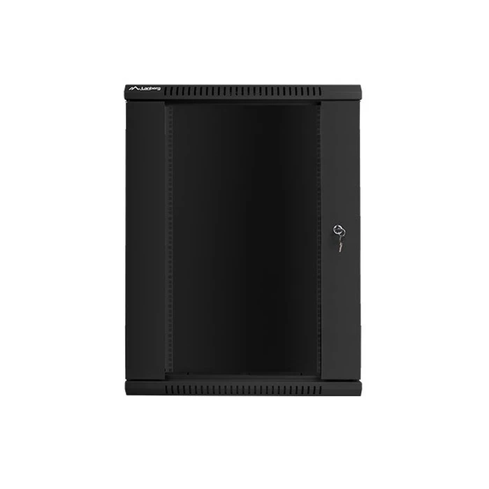 Lanberg 19" 18U Wall-Mount Rack Cabinet 600x600mm WF01-6618-10B, Black