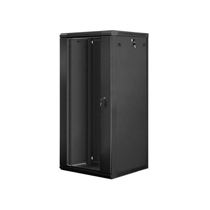 Lanberg 19" Wall-Mount 27U Rack Cabinet 600x600mm Black WF01-6627-10B
