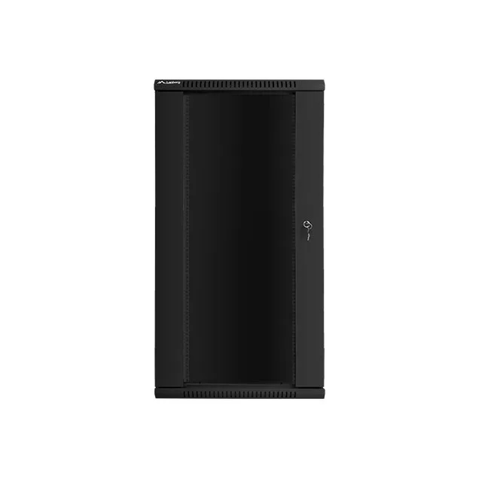 Lanberg 19" Wall-Mount 27U Rack Cabinet 600x600mm Black WF01-6627-10B
