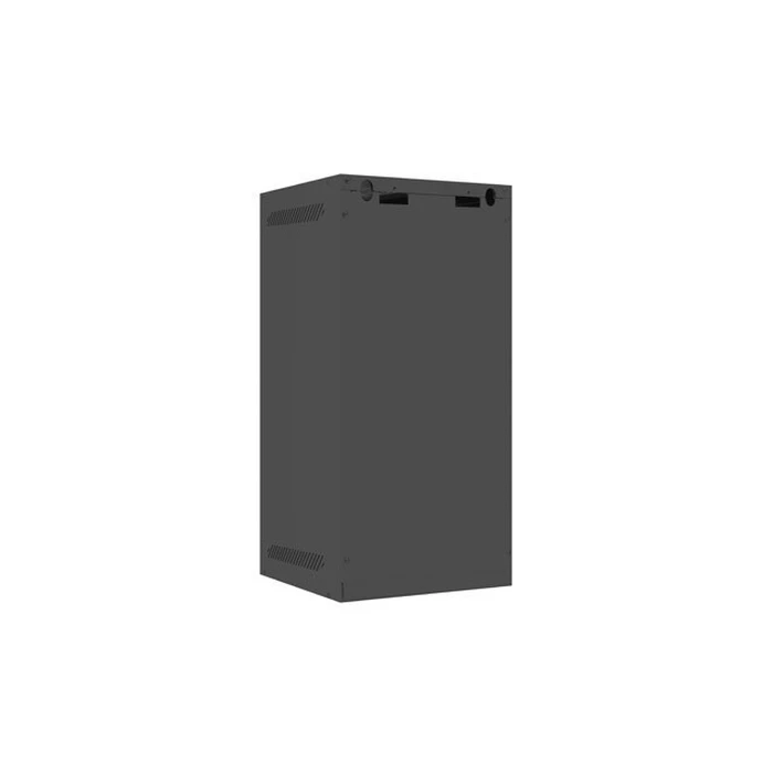 Lanberg 10" επιτοίχια ντουλάπα rack 12U 280x310x603 mm με γυάλινη πόρτα, μαύρη (WF10-2312-10B)