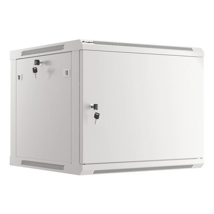 Lanberg 19" Wall-Mount Rack Cabinet 9U 600x600 mm Gray, Metal Front Door (MPN: WF01-6609-00S)