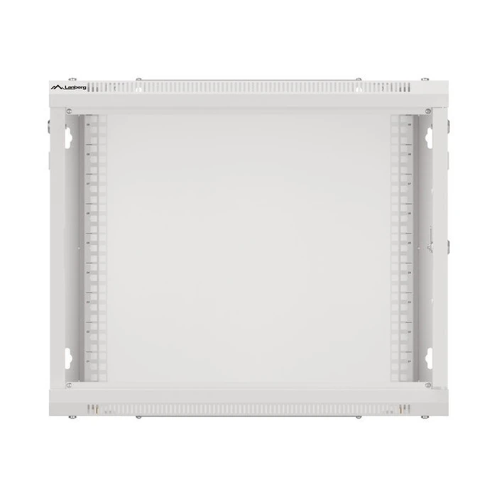 Lanberg 19" Wall-Mount Rack Cabinet 9U 600x600 mm Gray, Metal Front Door (MPN: WF01-6609-00S)