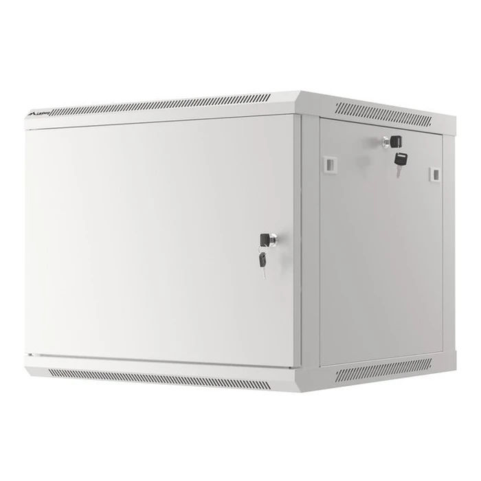 Lanberg 19" Wall-Mount Rack Cabinet 9U 600x600 mm Gray, Metal Front Door (MPN: WF01-6609-00S)