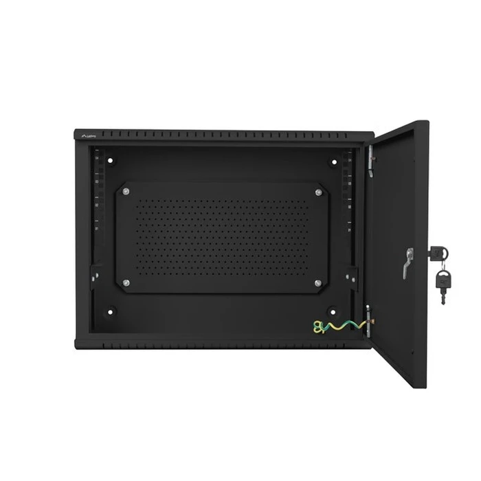 LANBERG επιτοίχια ντουλάπα Rack 19" 4U+3U 540x200 μαύρη (WAF1-5203-04-00B)