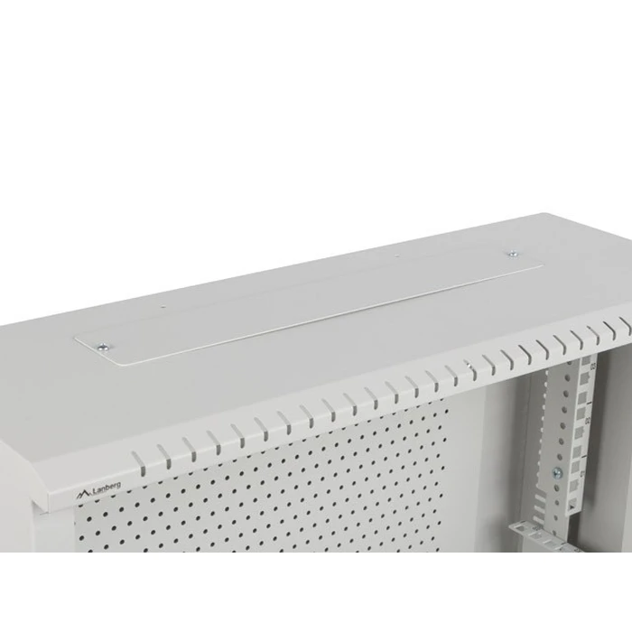 Lanberg 19-inch Wall-Mount Rack Cabinet 4U+3U 540x200 mm Folded Low-Profile Grey - WAF1-5203-04-00S
