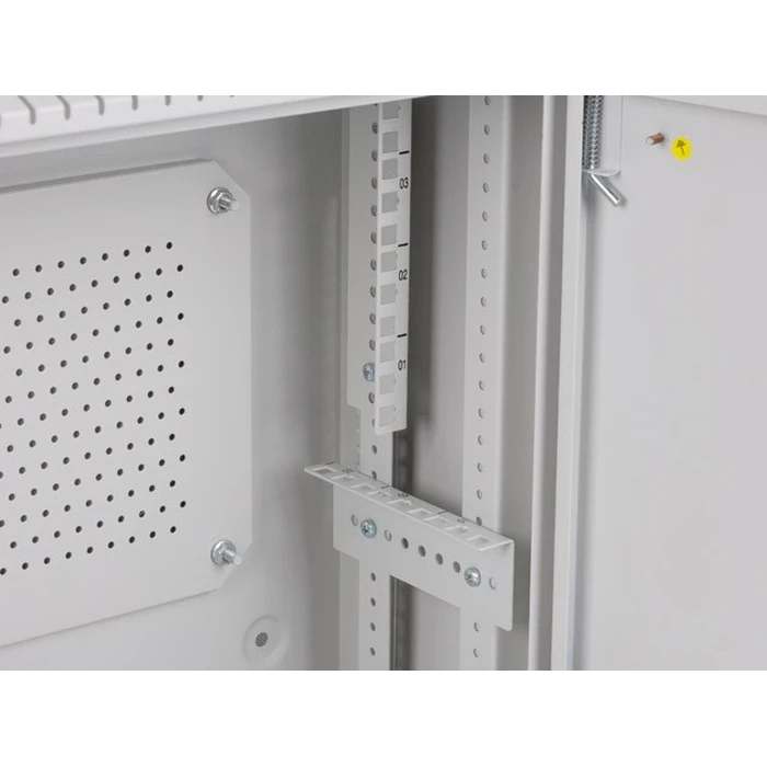 Lanberg 19-inch Wall-Mount Rack Cabinet 4U+3U 540x200 mm Folded Low-Profile Grey - WAF1-5203-04-00S