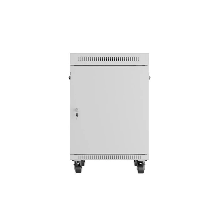 LANBERG 19" δαπέδου rack 15U 600x800 γκρι με γυάλινη πόρτα LCD V2