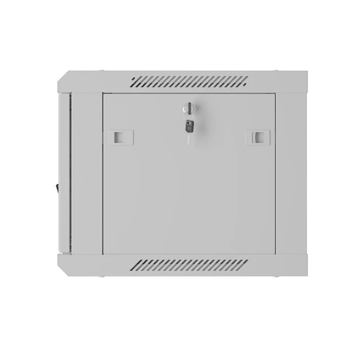 Lanberg 19" Wall-Mount Rack Cabinet 6U 600x450mm Grey Perforated Door (WF01-6406-23S)