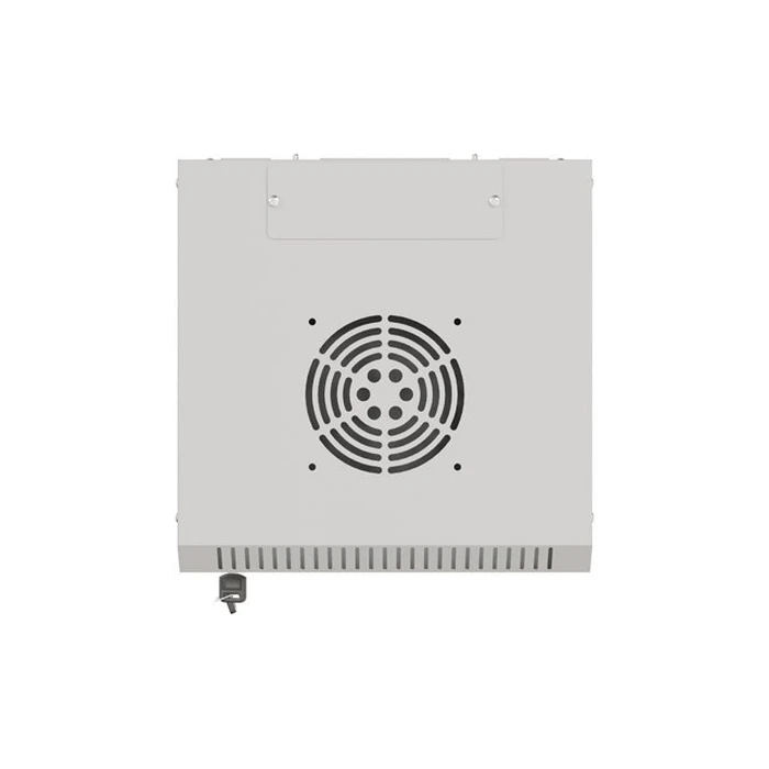 Lanberg 10" επιτοίχια Rack 4U 300x300 mm γκρι, πόρτα με τζάμι (Flat Pack)