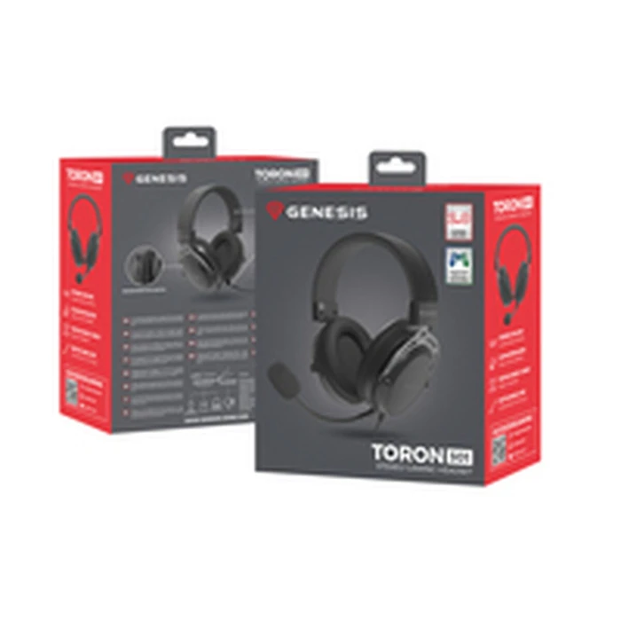 Gaming Headset Genesis Μαύρο
