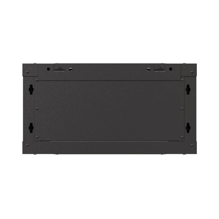 Lanberg Wall-Mount 19" Rack Cabinet 4U 540x350 Black, Glass Door (WF03-5304-10B)