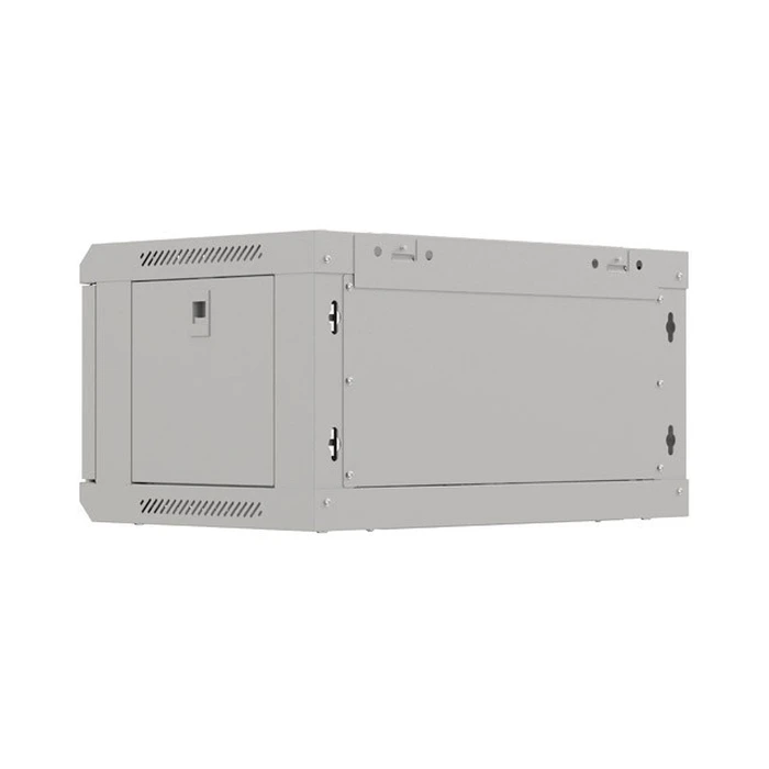 Lanberg Wall-mount 19" Rack Cabinet 4U 540x350 Grey with Glass Door (WF03-5304-10S)