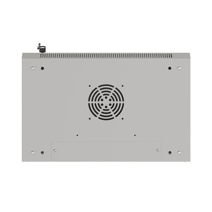 Lanberg Επιτοίχια Καμπίνα Rack 19" 6U 540x350 Γκρι με Γυάλινη Πόρτα