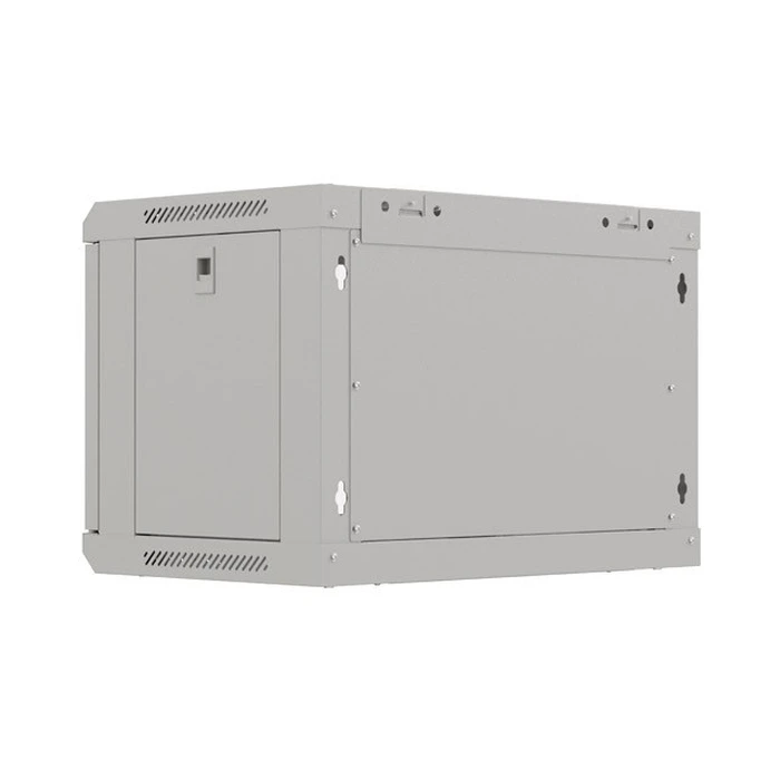 Lanberg Επιτοίχια Καμπίνα Rack 19" 6U 540x350 Γκρι με Γυάλινη Πόρτα