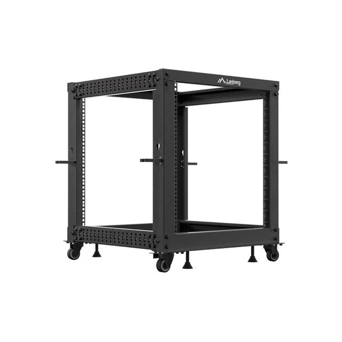 LANBERG Open Rack 12U 600x600-1100 adjustable black