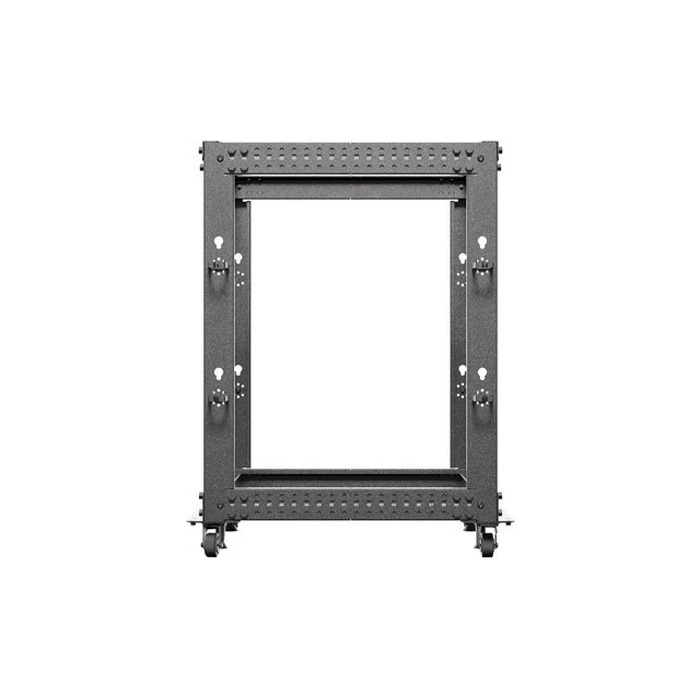 LANBERG Open Rack 15U 600x600-1100 ρυθμιζόμενο μαύρο (OR01-6115-B)