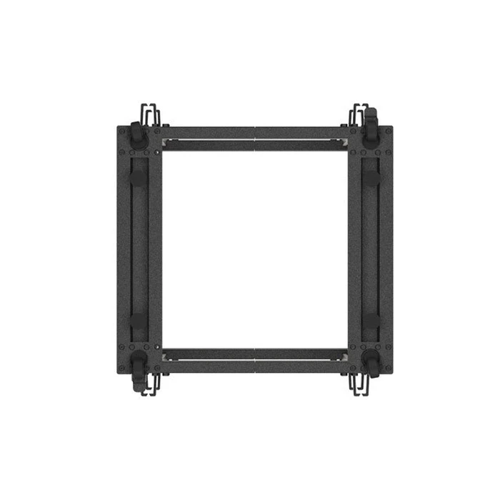 LANBERG Open Rack 15U 600x600-1100 ρυθμιζόμενο μαύρο (OR01-6115-B)