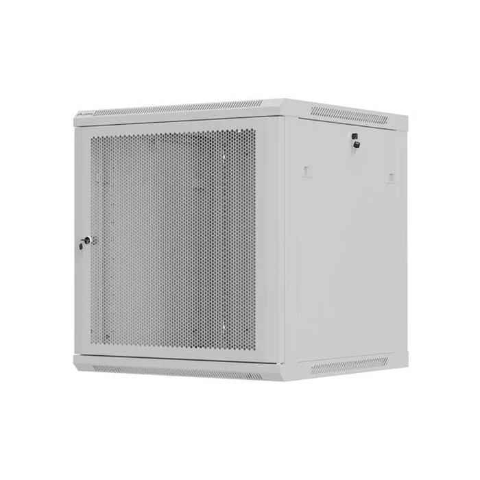 Lanberg 19" 12U Wall-Mount Rack Cabinet 600x600 mm Grey Perforated Door (WF01-6612-23S)