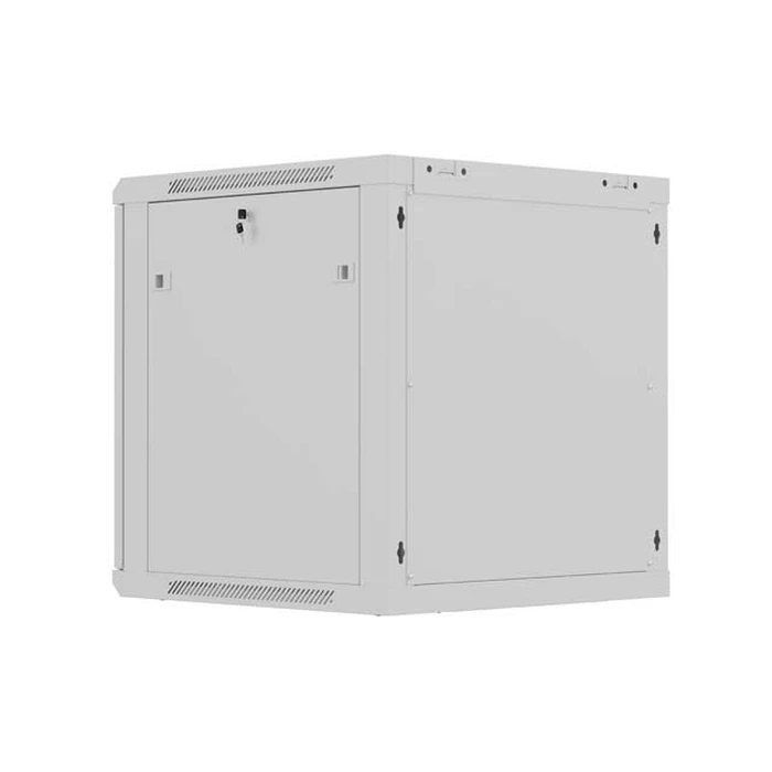 Lanberg 19" 12U Wall-Mount Rack Cabinet 600x600 mm Grey Perforated Door (WF01-6612-23S)