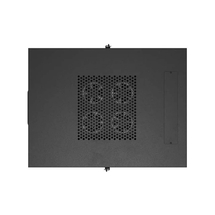 Lanberg 19" 24U Floor-Standing Rack Cabinet 600x800 Black Perforated Front Door LCD V2