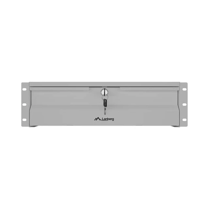 Lanberg 19" 3U 360mm Rack Drawer, grey (max load 90 kg)