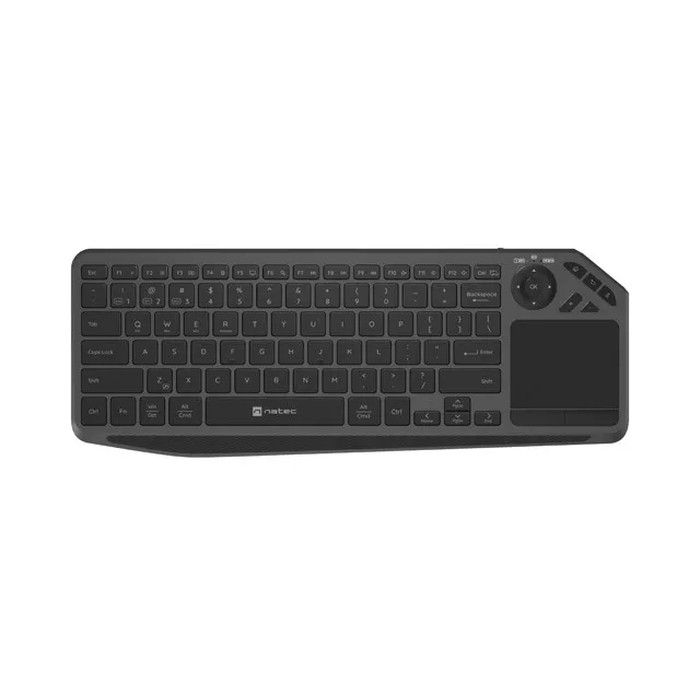 Πληκτρολόγιο Natec Turbot 2 με Touchpad (Ασύρματο 2.4GHz + Bluetooth, 75%, US)