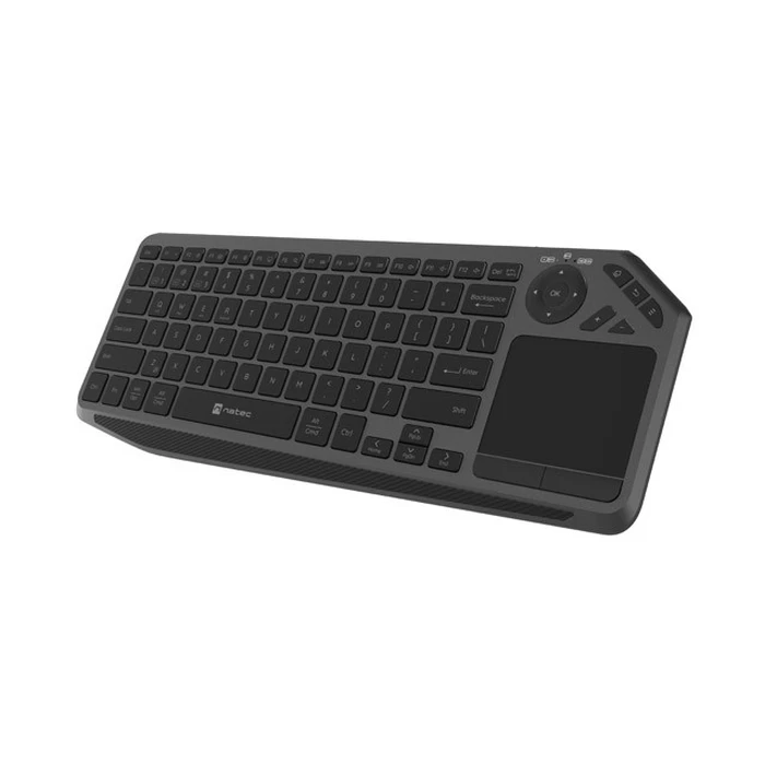 Πληκτρολόγιο Natec Turbot 2 με Touchpad (Ασύρματο 2.4GHz + Bluetooth, 75%, US)