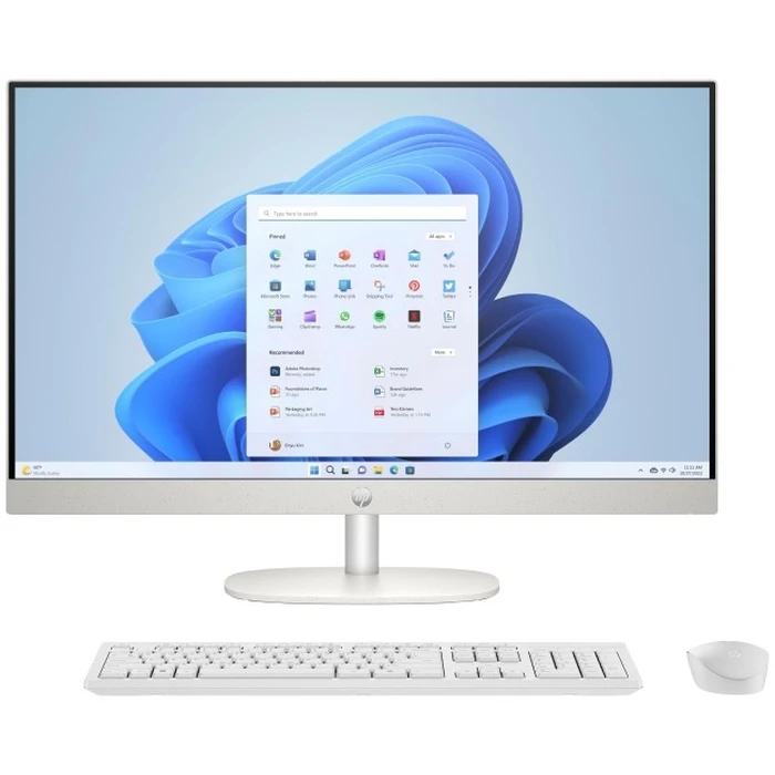 HP All-in-One 27 - Ultra 5 125U, 27'' FHD, 16GB RAM, 512GB SSD, Windows 11 Home, Λευκό