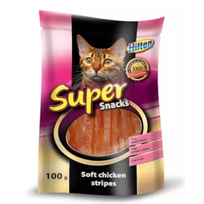 Snack for Cats Hilton Soft chicken stripes Κοτόπουλο 100 g