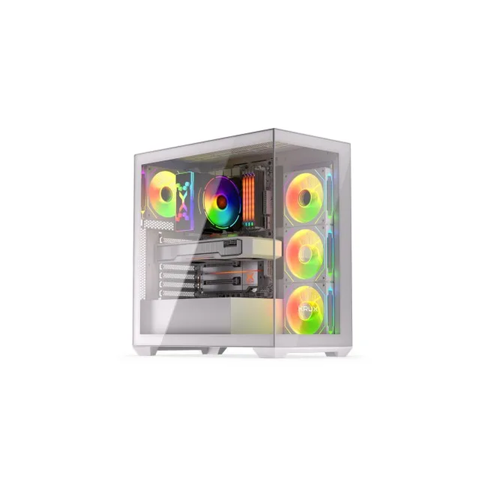 KRUX Exo White - Κουτί Υπολογιστή Gaming Midi Tower Λευκό