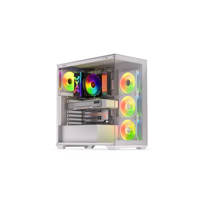 KRUX Exo White - Κουτί Υπολογιστή Gaming Midi Tower Λευκό