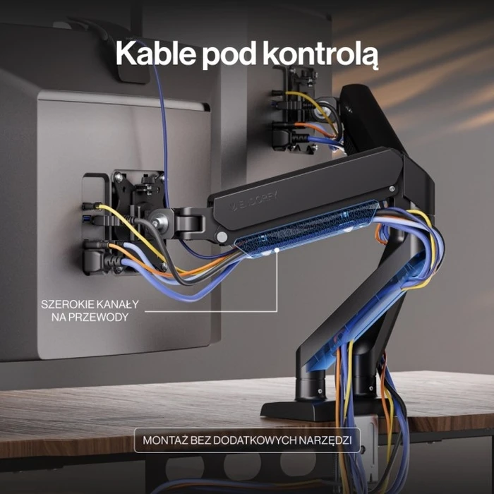 Endorfy Atlas GS Double - Dual Monitor Arm