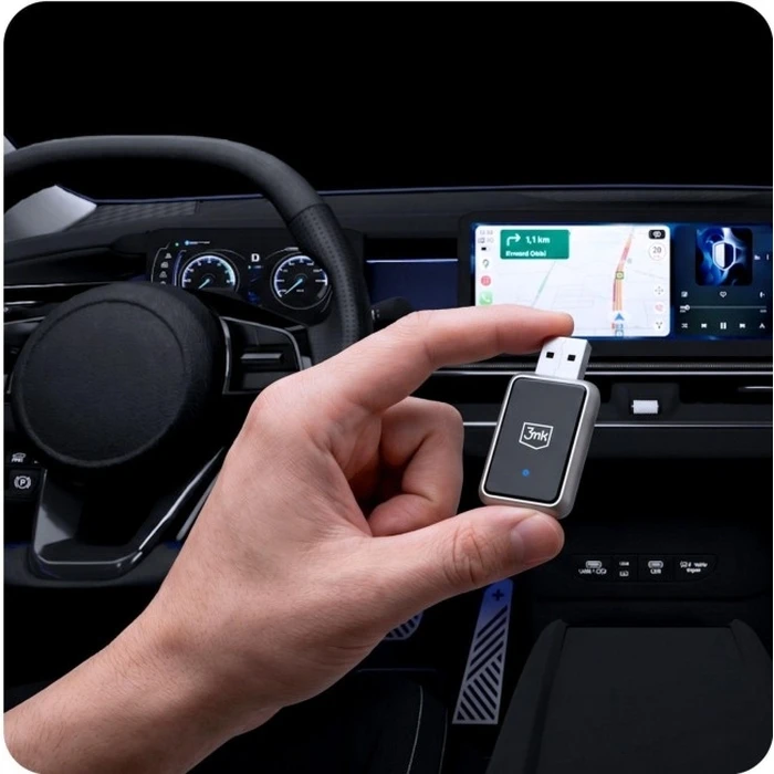 3mk DriveLink Duo™ – Ασύρματος Adapter CarPlay & Android Auto (Wi‑Fi 6, Bluetooth 5.4)