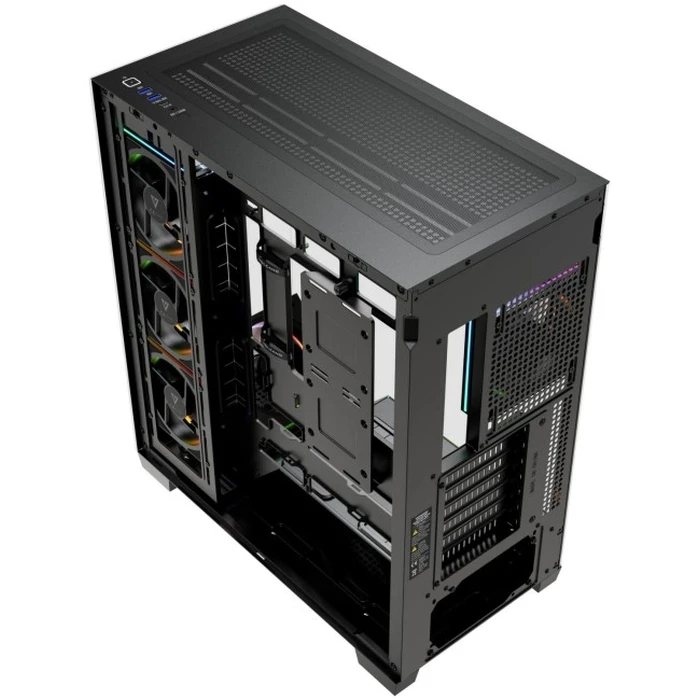 Modecom Volcano Stellar Plus ARGB 5F Μαύρο Κουτί Υπολογιστή Midi Tower (Πλευρικό Παράθυρο)