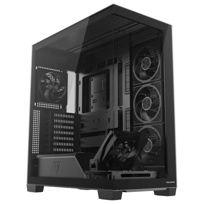Modecom Volcano Stellar Plus ARGB 5F Μαύρο Κουτί Υπολογιστή Midi Tower (Πλευρικό Παράθυρο)