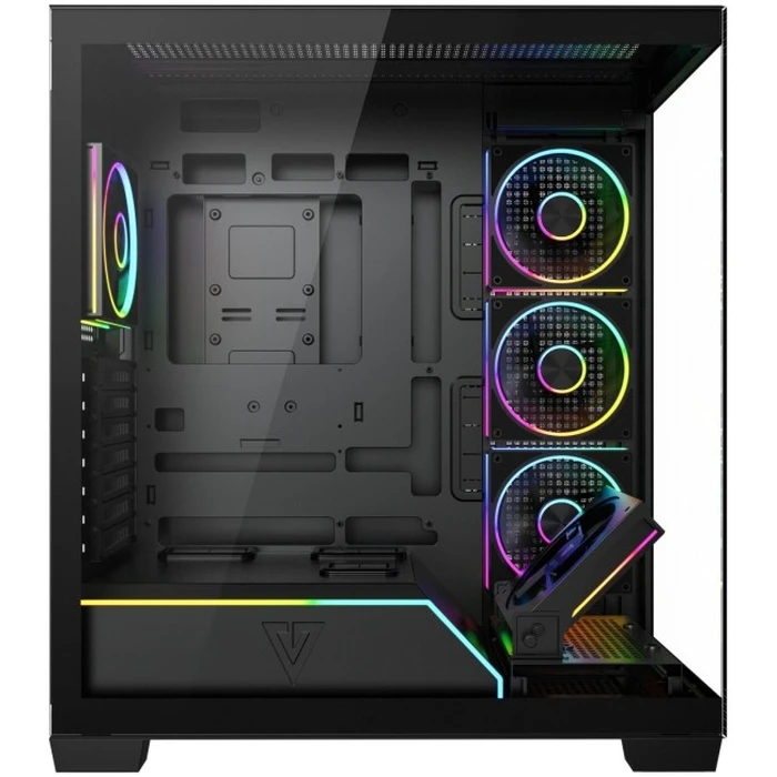 Modecom Volcano Stellar Plus ARGB 5F Μαύρο Κουτί Υπολογιστή Midi Tower (Πλευρικό Παράθυρο)
