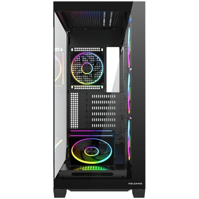 Modecom Volcano Stellar Plus ARGB 5F Μαύρο Κουτί Υπολογιστή Midi Tower (Πλευρικό Παράθυρο)