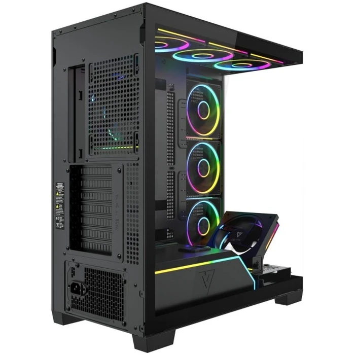 Modecom Volcano Stellar Plus ARGB 8F Κουτί Υπολογιστή Midi Tower Μαύρο