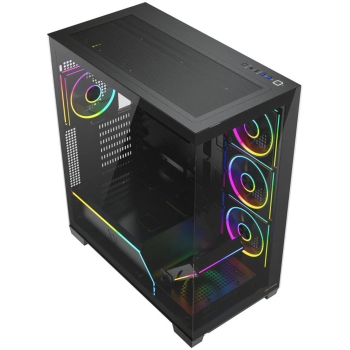 Modecom Volcano Stellar Plus ARGB 8F Κουτί Υπολογιστή Midi Tower Μαύρο