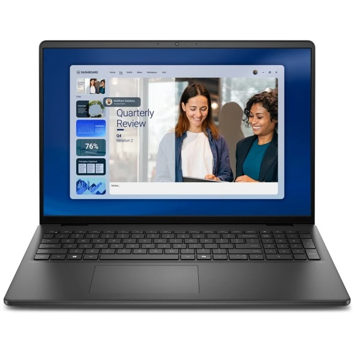 DELL 16 - Ryzen AI 7 250, 16" Οθόνη αφής, 16GB RAM, 1TB SSD, Win11, Μαύρο (Ανανεωμένο) (US Keyboard)