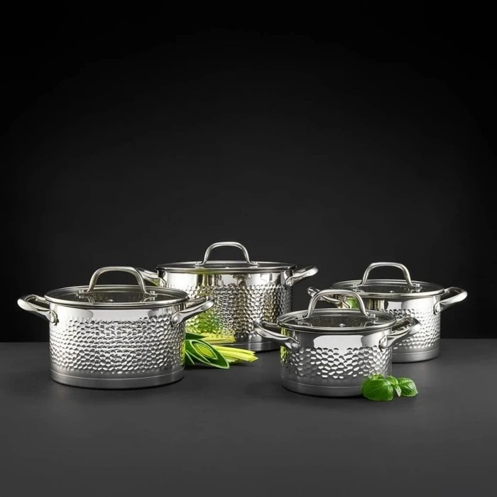 Ambition Bubble 8-piece Stainless Steel Cookware Set (MPN 68744, EAN 5904134687449)