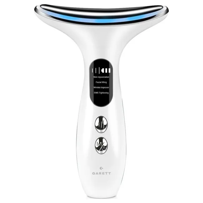 Σονικός μασάζ προσώπου και λαιμού Garett Beauty Lift Skin Pro (λευκό)