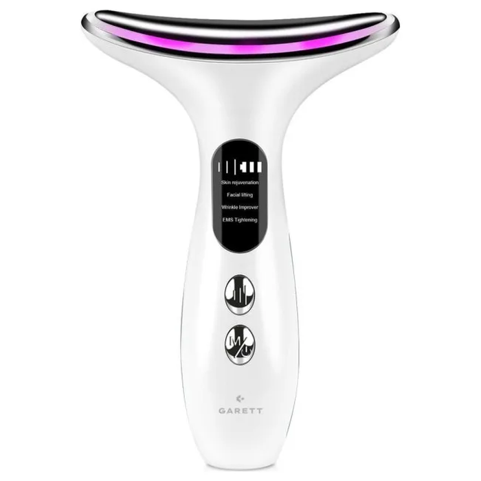 Σονικός μασάζ προσώπου και λαιμού Garett Beauty Lift Skin Pro (λευκό)
