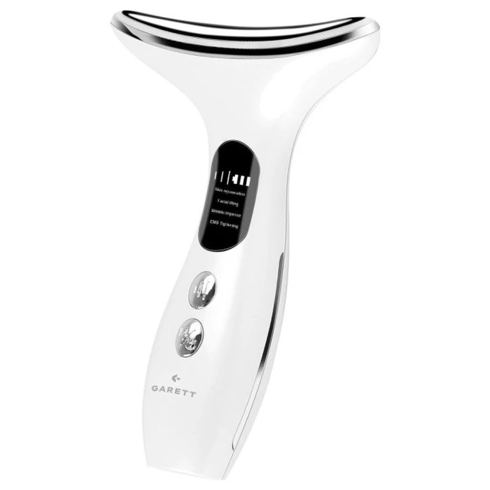 Σονικός μασάζ προσώπου και λαιμού Garett Beauty Lift Skin Pro (λευκό)