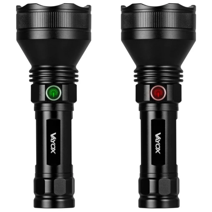 Vayox VA0109 LED Flashlight 1900 lm, Rechargeable USB Handheld Torch