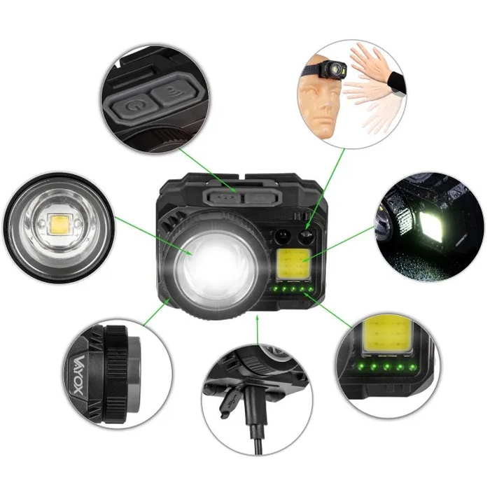 Φακός LED Vayox VA0098 - 500 lm