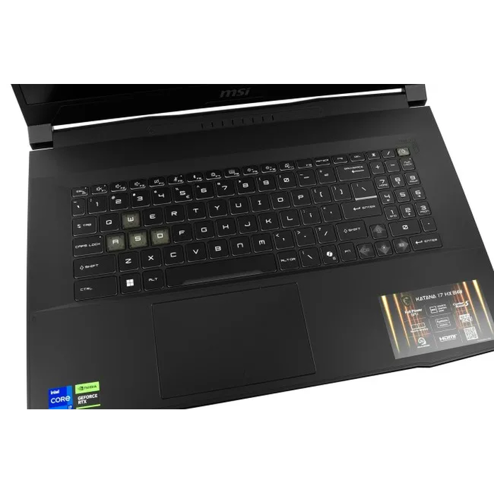MSI Katana 17 HX B14WGK-036XPL - Intel Core i7-14650HX, 17,3" QHD 240Hz, 32GB DDR5, 1TB NVMe SSD, GeForce RTX 5070, Windows 11 Home (US Keyboard)