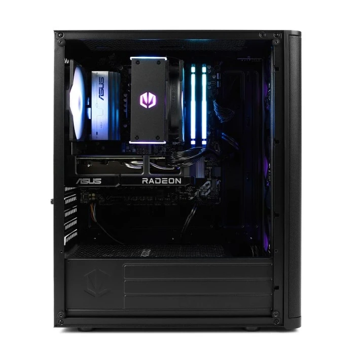 Komputronik Level GO [I02] Desktop PC Gaming Ryzen 5, 32GB DDR4, 1TB SSD, AMD Radeon RX 9060 XT 16GB, Windows 11 Home