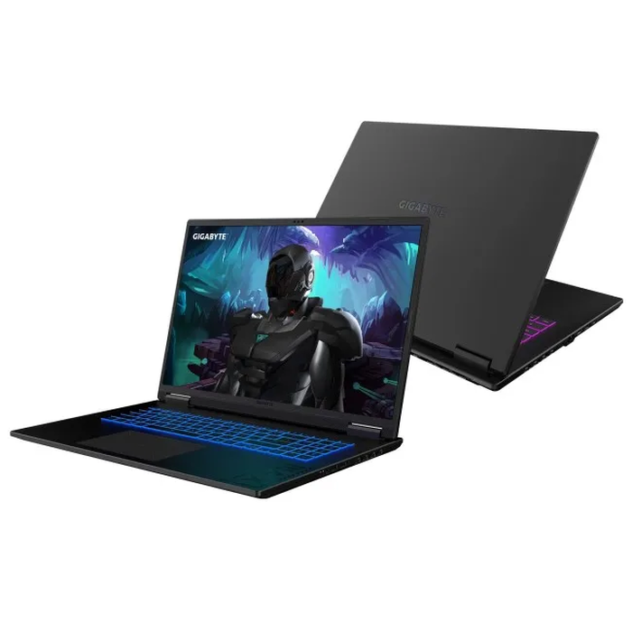 Gigabyte A18 -18" 165Hz (AMD Ryzen 7 260 / 16GB RAM / 512GB + 1TB SSD /RTX 5060 / No OS) (US Keyboard) Black